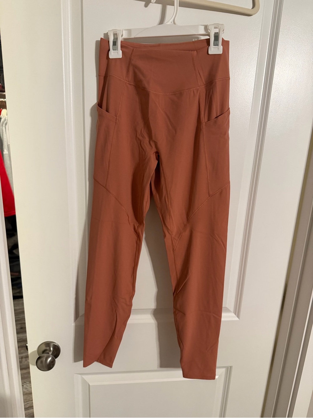 Gymshark - Whitney Simmons Collection - pink/rust colored leggings